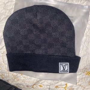 Louis Vuitton Black Beanie